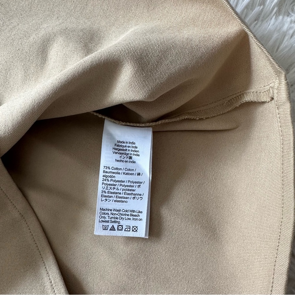Jcrew Mini Shirtdress In Tailored Twill Coastal Khaki New With Tags Size 10 - Picture 10 of 12